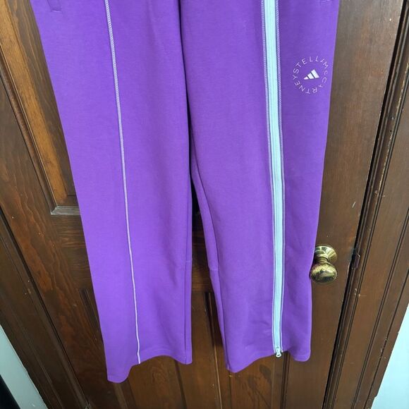 adidas by Stella McCartney Zipper Track Pants Purple S New With Tags - Picture 9 of 15